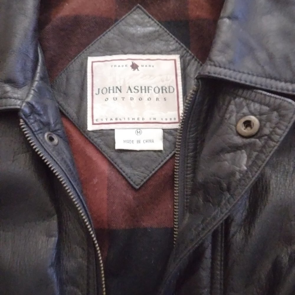 Men's leather jacket